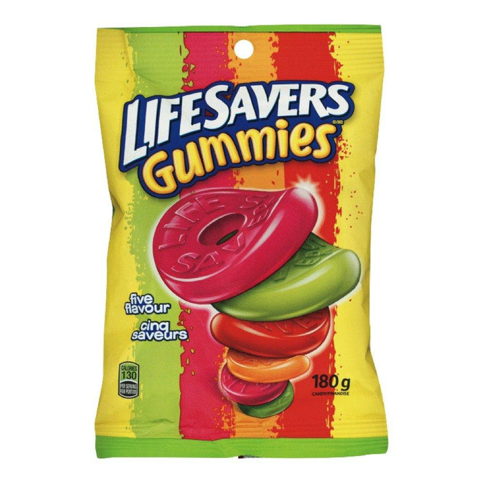 LIFE SAVERS GUMMIES 5 SAVEURS 180 G