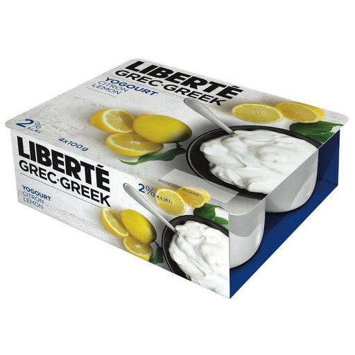 LIBERTÉ YOGOURT GREC CITRON 2% 100 G