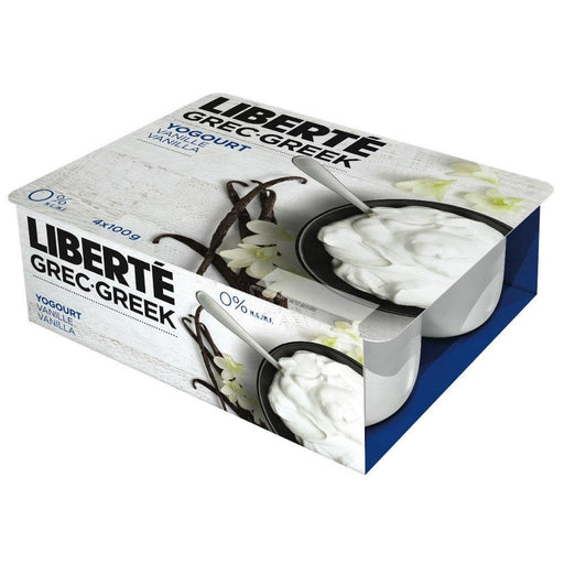 LIBERTÉ YOGOURT GREC VANILLE 0% 100 G