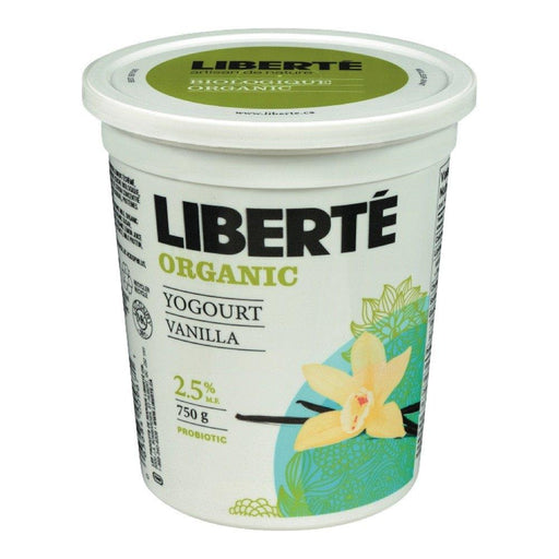 LIBERTÉ YOGOURT VANILLE BIO 750 G