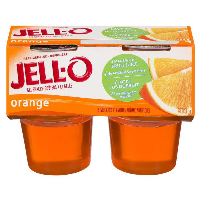 JELLO ORANGE DU DÉSERT RÉFRIGÉRÉE 4X89G