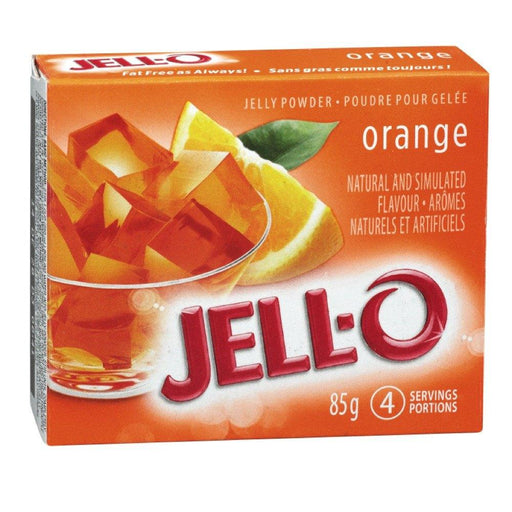 JELL-O POUDRE POUR GELÉE ORANGE 85 G