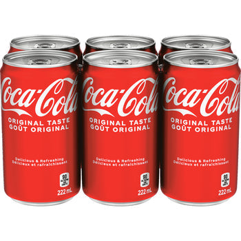 COKE 6 x 222 ML