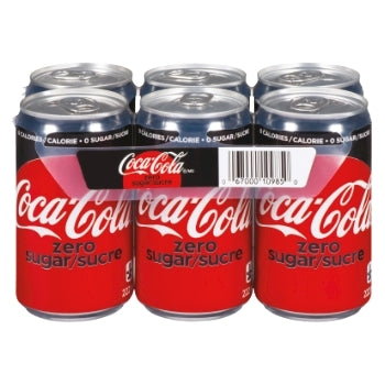 COKE ZERO 6 x 222 ML