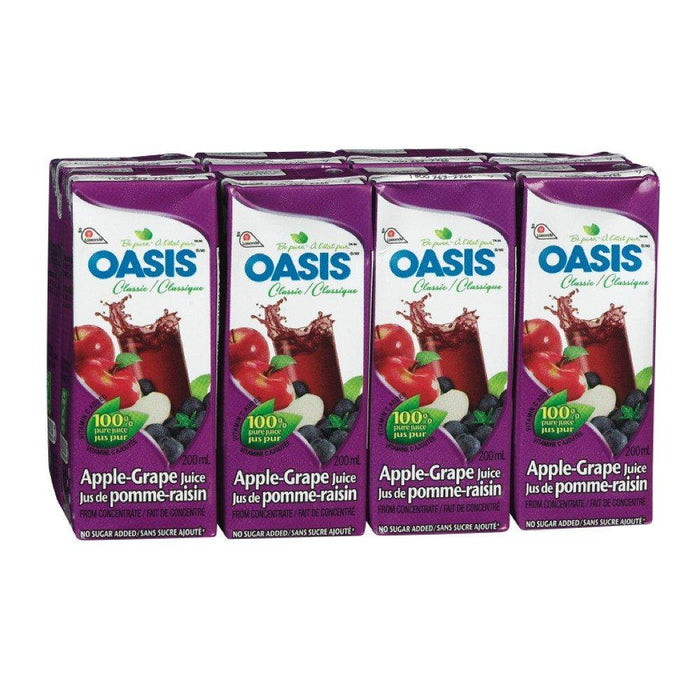OASIS JUS CLASSIQUE POMME RAISIN 8 x 200 ML