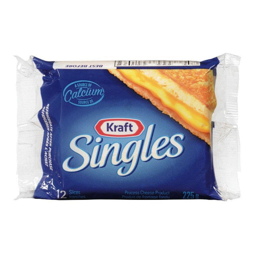 KRAFT FROMAGE TRANCHE SINGLE (12) 225 G