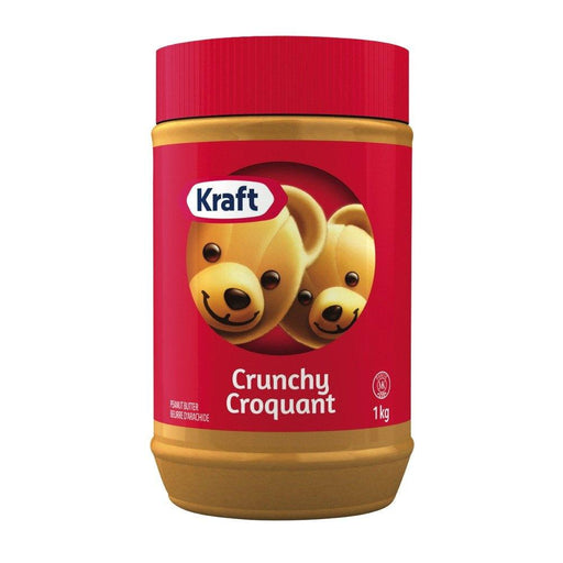 KRAFT BEURRE D'ARACHIDE CROQUANT 1 KG