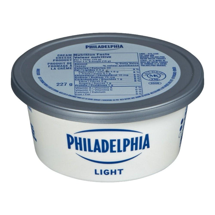 PHILADELPHIA FROMAGE À LA CRÈME ORIGINAL LEGER 227 G
