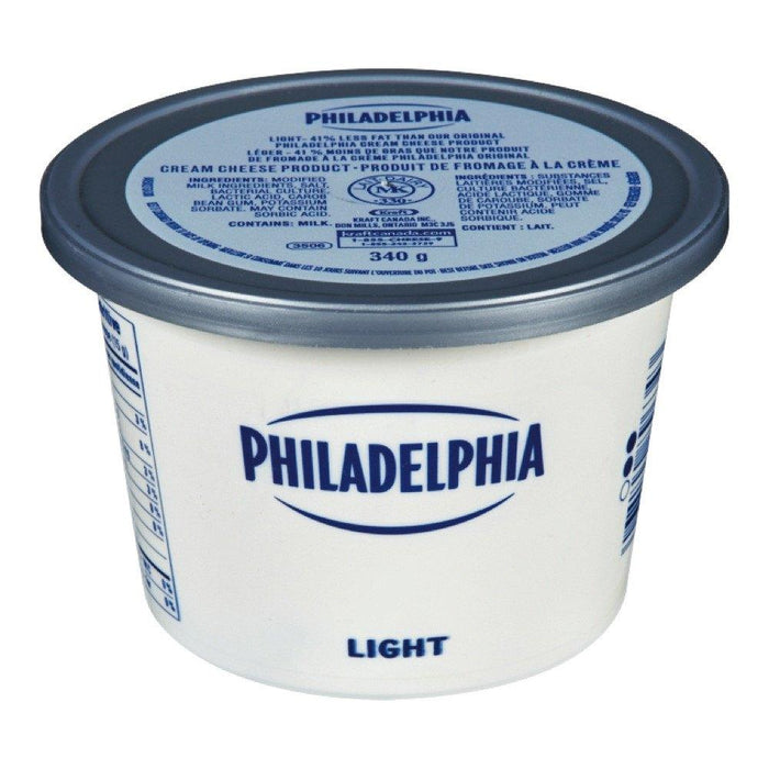 PHILADELPHIA FROMAGE À LA CRÈME ORIGINAL LEGER 340 G