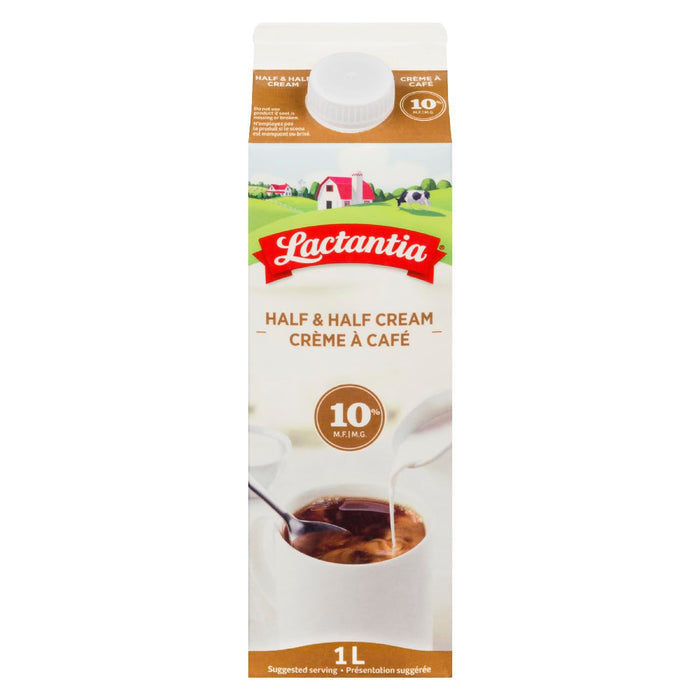 LACTANTIA, CREAM HALF 10%, 1 L