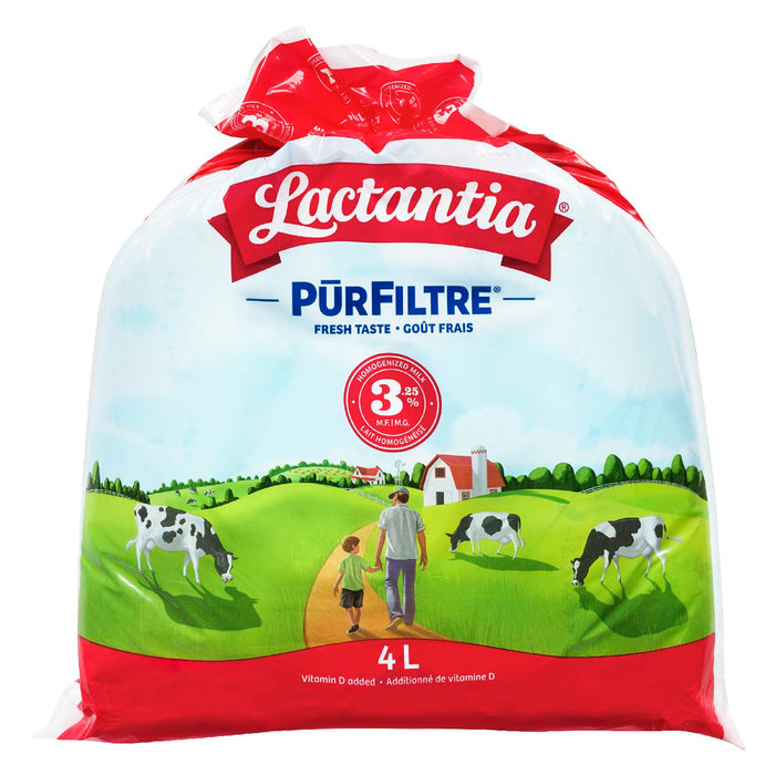 LACTANTIA PUR FILTRE LAIT 3,25% 4 L
