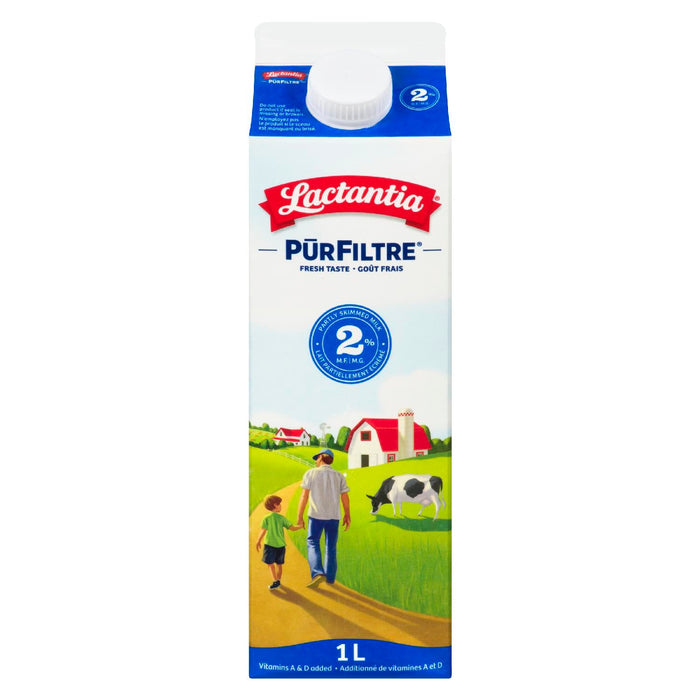 LACTANTIA PUR FILTRE LAIT 2% 1 L