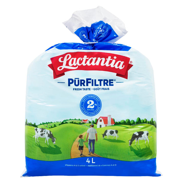 LACTANTIA PUR FILTRE LAIT 2% 4 L