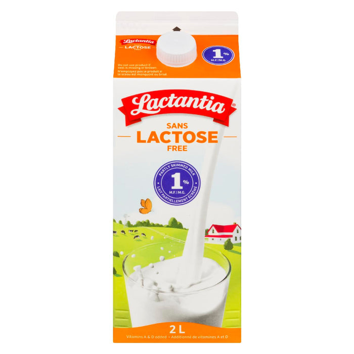 LACTANTIA LACTAID LAIT SANS LACTOSE 1% 2 L