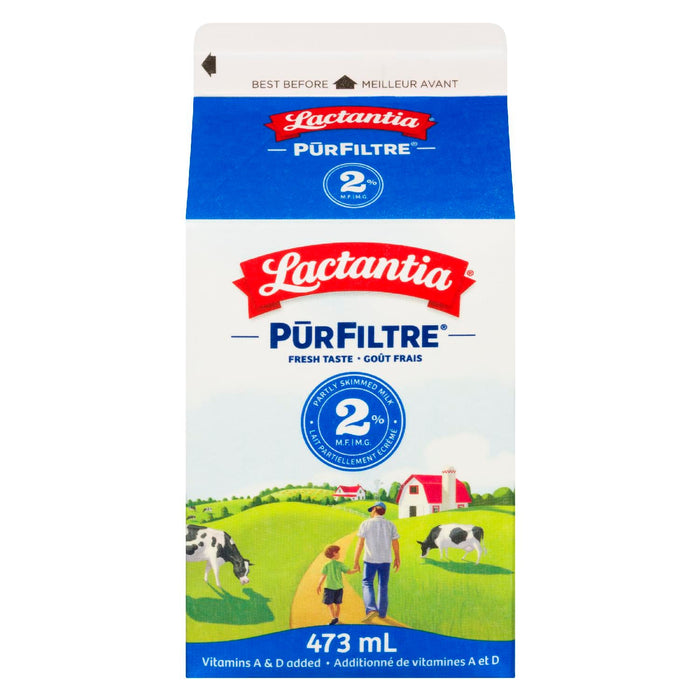 LACTANTIA PUR FILTRE LAIT 2% 473 ML