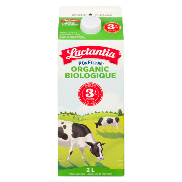LACTANTIA LAIT 3,8% MG BIO 2 L