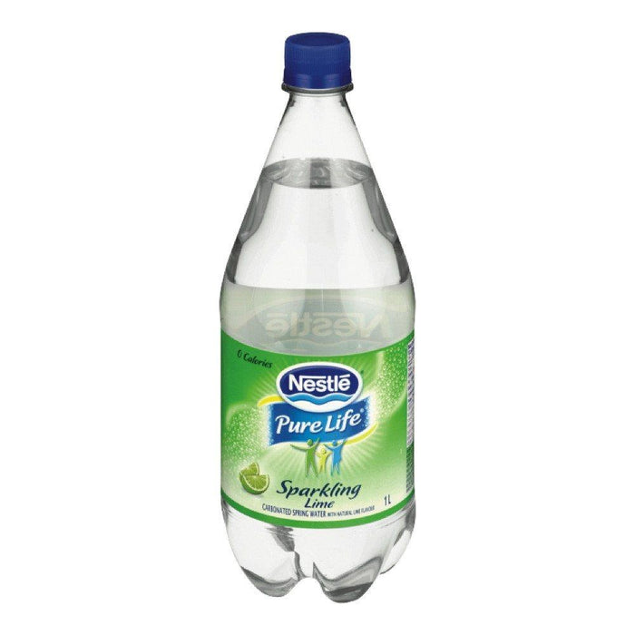 NESTLE PURELIFE EAU GAZÉIFIÉE À LA LIME 1 L