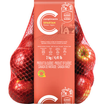 COMPLIMENTS SPARTAN APPLES, 2KG