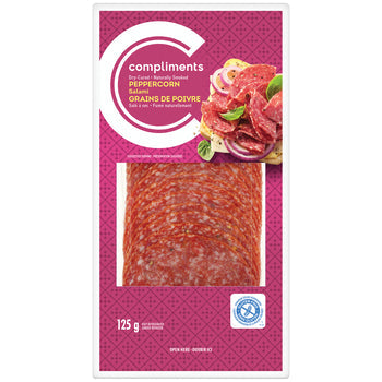 SALAMI POIVRE NOIR COMPLIMENTS 125G