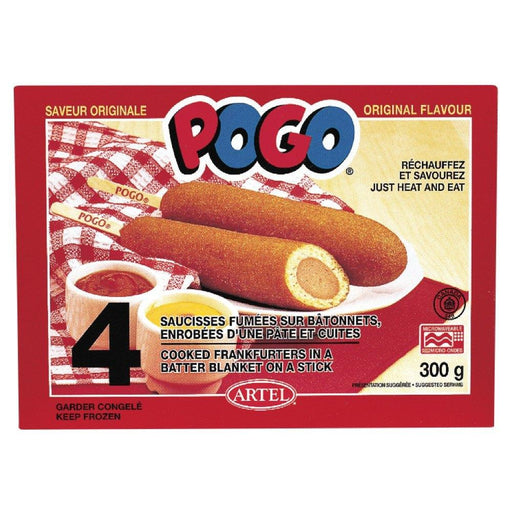 POGO SAUCISSES FUMÉES SUR BATON ENROBÉES DE PÂTE 300 G