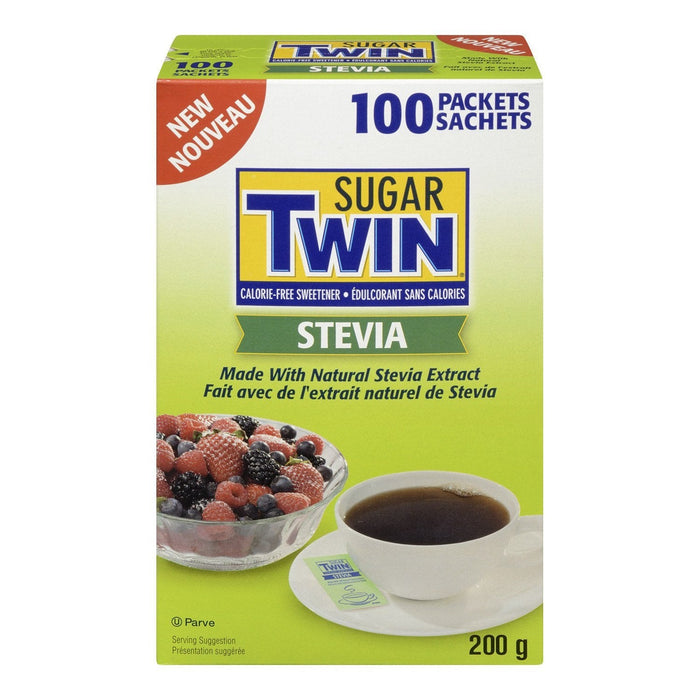 SUGAR TWIN STEVIA 100 PAQUETS 200 G