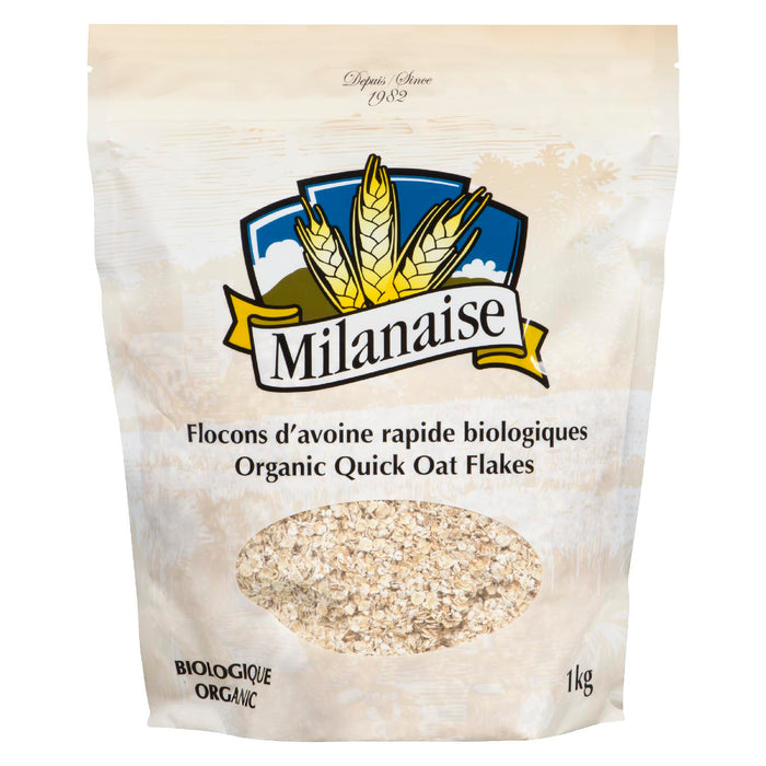 FLOCONS D'AVOINE RAPIDE MILANAISE BIO 1KG