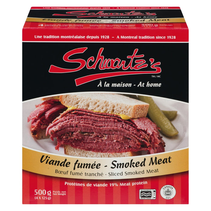 SCHWARTZ'S SMOKED MEAT MONTREAL 2*250G