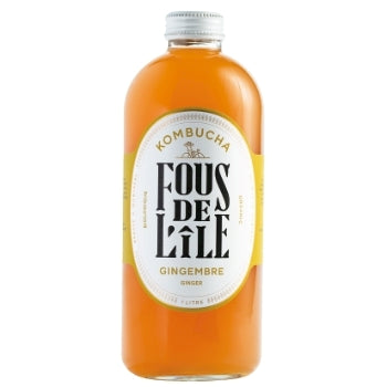 FOUS DE L'LE, KOMBUCHA AU GINGEMBRE BIO, 1 L