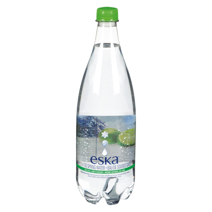 ESKA LIME BOUTEILLE GAZÉIFIÉE EAU DE SOURCE 1 L