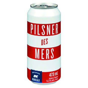 BOREALE, PILSNER DES MERS 5,2%, 473 ML