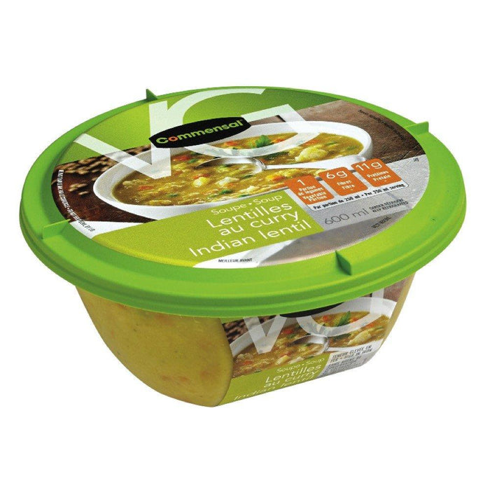COMMENSAL SOUP LENTIL CURRY 600 ML