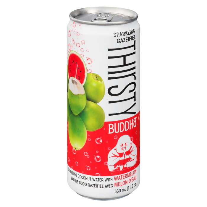 THIRSTY BUDDHA EAU DE COCO PÉTILLANTE À LA Pastèque 330ML