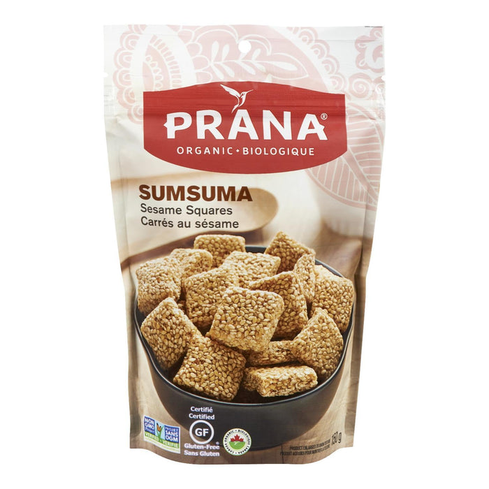 PRANA SESAME SQUARES SUMSUMA ORGANIC 150 G