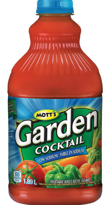 MOTT'S, COCKTAIL DE JARDIN FAIBLE SODIUM, 1,89 L