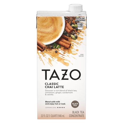 TAZO, CLASSIC CHAI LATTE CONCENTRATE, 946 ML