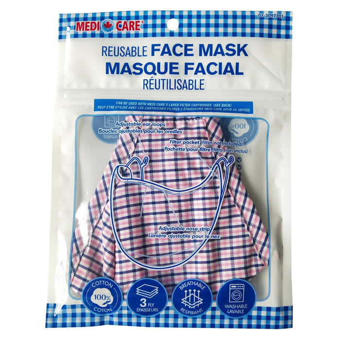 MASQUE RÉUTILISABLE POUR ADULTE (MODÈLES ASSORTIS), 1 UNITÉ