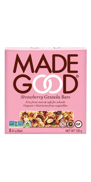 MADE GOOD, MINI BARRES GRANOLA FRAISE, 4 X 24 G
