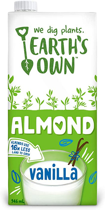 EARTH'S OWN, BOISSON VANILLE AMANDES, 946 ML