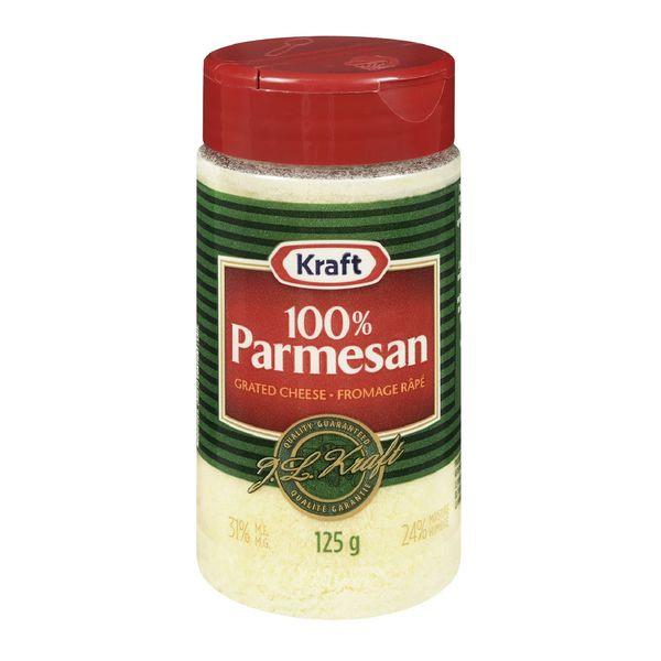 FROMAGE KRAFT PARMESAN RÂPÉ 125 G