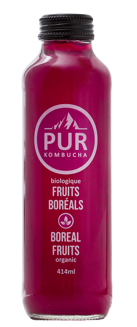 PUR KOMBUCHA, ORGANIC BOREAL FRUITS, 414ml