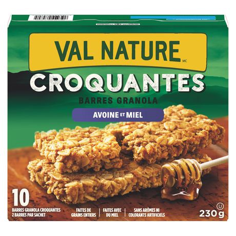 NATURE VALLEY, AVOINE CROQUANTE MIEL, 10 PACK 230G