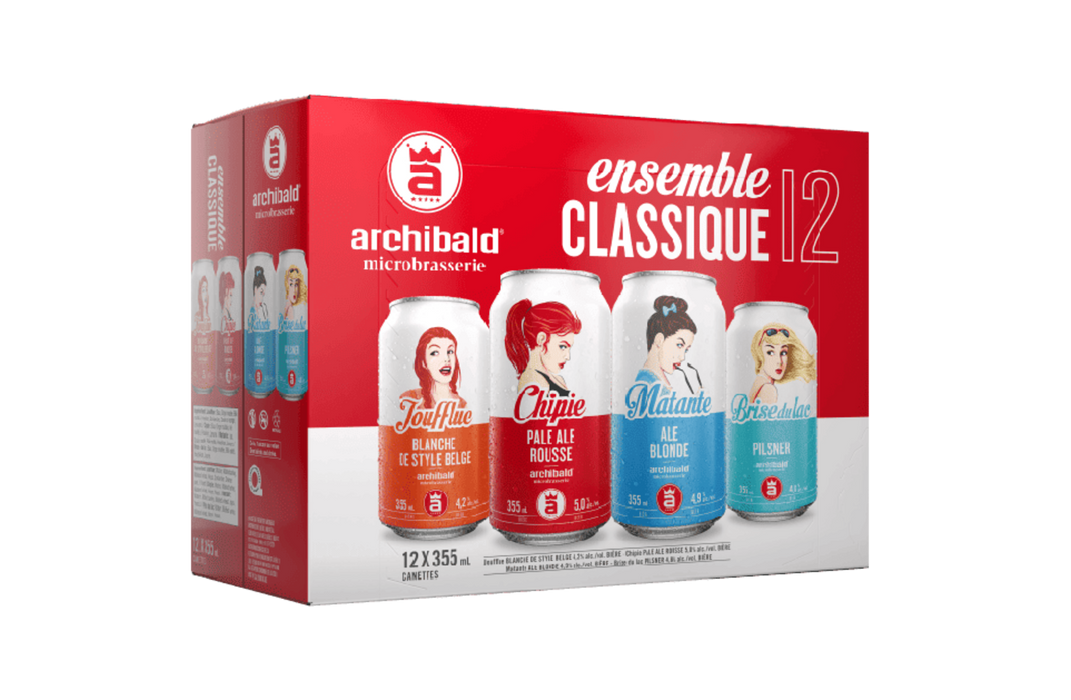 ARCHIBALD, SIGNATURE VARIETY PACK, 12 X 355 ML