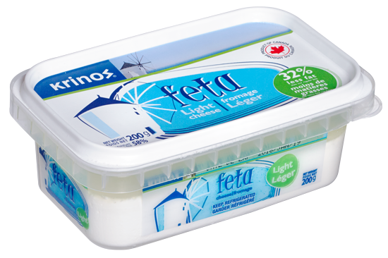 KRINOS FETA CHEESE LIGHT 200 G