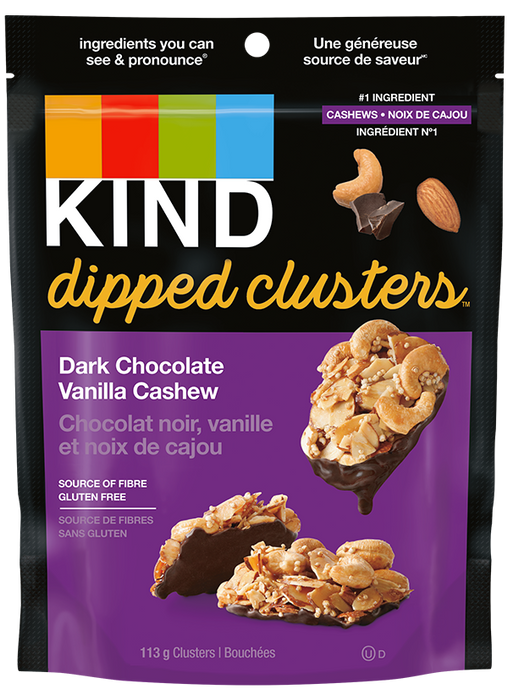 KIND GRAPPER TREMPÉ CHOCOLAT NOIR VANILLE NOIX DE CAJOU