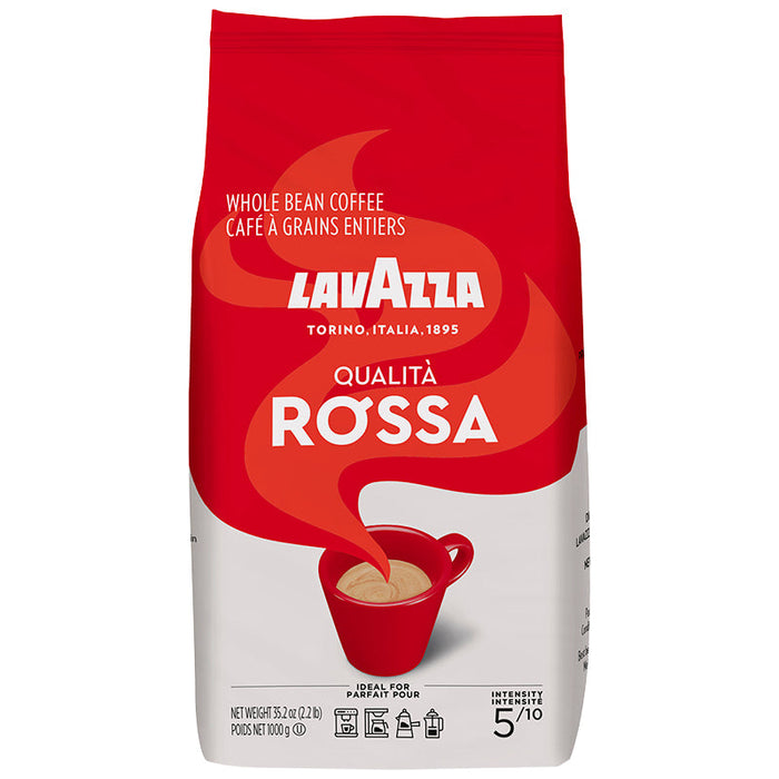 LAVAZZA, CAFÉ EN GRAINS QUALITA ROSSA, 1KG