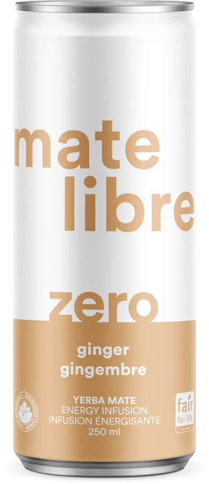 MATE LIBRE, YERBA MATE ZÉRO GINGEMBRE, 250ML