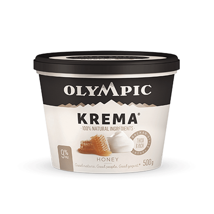 YOGOURT OLYMPIQUE KREMA 9%MF MIELLICIOUS GREC 500 G
