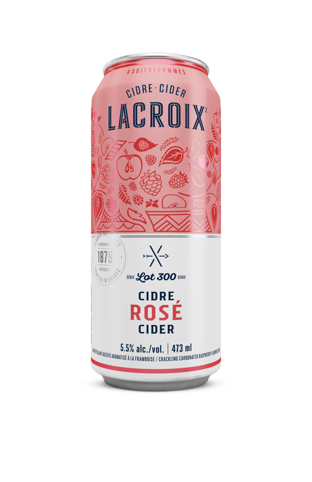LACROIX, ROSÉ CIDER 5.5%, 473 ML