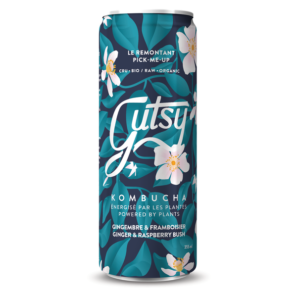 GUTSY KOMBUCHA, RAMASSEUR BIOLOGIQUE, 355ML