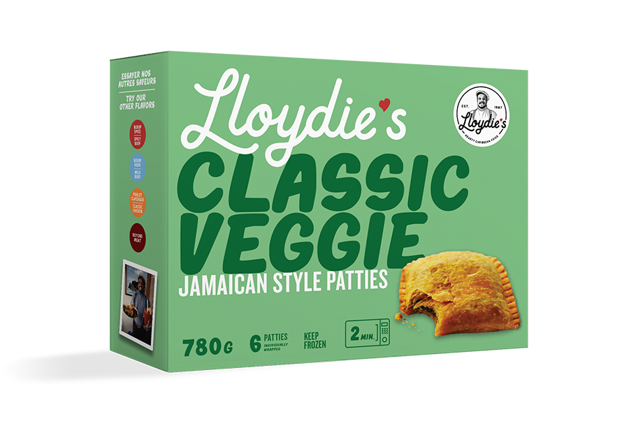 LLOYDIE'S GALETTES JAMAÏCAINES VÉGGIE CLASSIQUE 780G